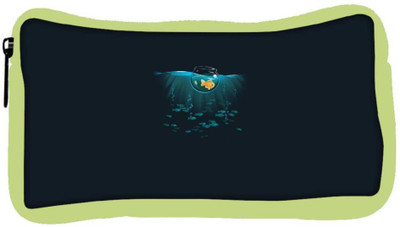

Snoogg Eco Friendly Canvas Goldfish In A Bowl In The Sea Designer Student Pen Pencil Case Coin Purse Pouch Cosmetic Makeup Bag (GREEN) Pouch(Multicolor)