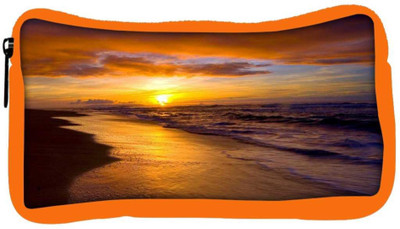 

Snoogg Eco Friendly Canvas Sea Summer Designer Student Pen Pencil Case Coin Purse Pouch Cosmetic Makeup Bag (ORANGE) Pouch(Multicolor)