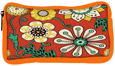 

Snoogg Eco Friendly Canvas Colorful Floral Seamless Pattern In Cartoon Style Seamless Pattern Student Pen Pencil Case Coin Purse Pouch Cosmetic Makeup Bag (ORANGE) Pouch(Multicolor)