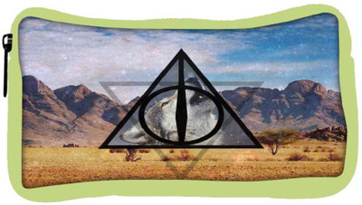 

Snoogg Eco Friendly Canvas Universe Wolf Student Pen Pencil Case Coin Purse Pouch Cosmetic Makeup Bag (GREEN) Pouch(Multicolor)