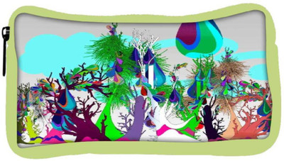 

Snoogg Eco Friendly Canvas Liquid Fruits 2544 Student Pen Pencil Case Coin Purse Pouch Cosmetic Makeup Bag (GREEN) Pouch(Multicolor)