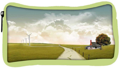 

Snoogg Eco Friendly Canvas Pathway Road Designer Student Pen Pencil Case Coin Purse Pouch Cosmetic Makeup Bag (GREEN) Pouch(Multicolor)