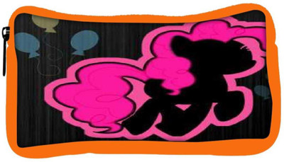 

Snoogg Eco Friendly Canvas Cute Artwork Student Pen Pencil Case Coin Purse Pouch Cosmetic Makeup Bag (ORANGE) Pouch(Multicolor)