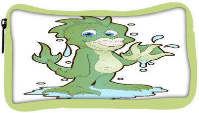 

Snoogg Eco Friendly Canvas Cute Water Monster Cartoon Character Student Pen Pencil Case Coin Purse Pouch Cosmetic Makeup Bag (GREEN) Pouch(Multicolor)