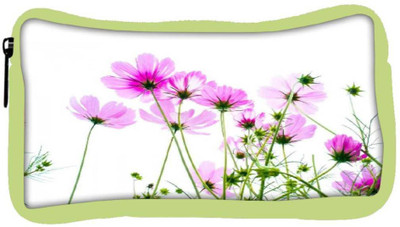 

Snoogg Eco Friendly Canvas Pink Cosmos 2681 Student Pen Pencil Case Coin Purse Pouch Cosmetic Makeup Bag (GREEN) Pouch(Multicolor)