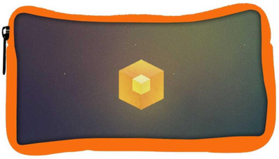 

Snoogg Eco Friendly Canvas Cube Minimalistic Designer Student Pen Pencil Case Coin Purse Pouch Cosmetic Makeup Bag (ORANGE) Pouch(Multicolor)