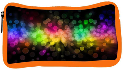 

Snoogg Eco Friendly Canvas Multiple Colorful Bubbles Designer Student Pen Pencil Case Coin Purse Pouch Cosmetic Makeup Bag (ORANGE) Pouch(Multicolor)