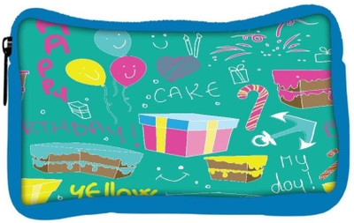 

Snoogg Eco Friendly Canvas Red Spots Pattern Designer Student Pen Pencil Case Coin Purse Pouch Cosmetic Makeup Bag (BLUE) Pouch(Multicolor)