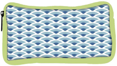 

Snoogg Eco Friendly Canvas Abstract White Blue Pattern 1 Designer Student Pen Pencil Case Coin Purse Pouch Cosmetic Makeup Bag (GREEN) Pouch(Multicolor)