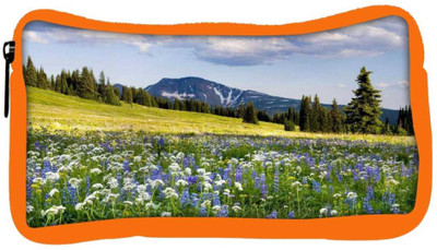 

Snoogg Eco Friendly Canvas Purple And White Flowers Designer Student Pen Pencil Case Coin Purse Pouch Cosmetic Makeup Bag (ORANGE) Pouch(Multicolor)