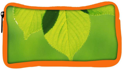 

Snoogg Eco Friendly Canvas Leave Dew Drop Designer Student Pen Pencil Case Coin Purse Pouch Cosmetic Makeup Bag (ORANGE) Pouch(Multicolor)