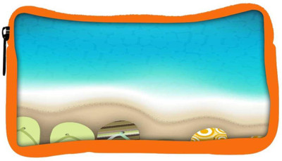 

Snoogg Eco Friendly Canvas Abstract Summer Background Student Pen Pencil Case Coin Purse Pouch Cosmetic Makeup Bag (ORANGE) Pouch(Multicolor)