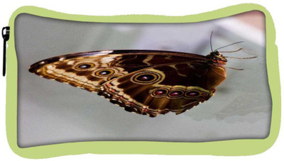 

Snoogg Eco Friendly Canvas Butterfly Blue Morpho Student Pen Pencil Case Coin Purse Pouch Cosmetic Makeup Bag (GREEN) Pouch(Multicolor)