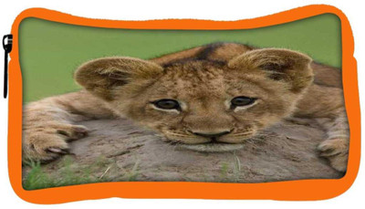 

Snoogg Eco Friendly Canvas Baby Lion Student Pen Pencil Case Coin Purse Pouch Cosmetic Makeup Bag (ORANGE) Pouch(Multicolor)