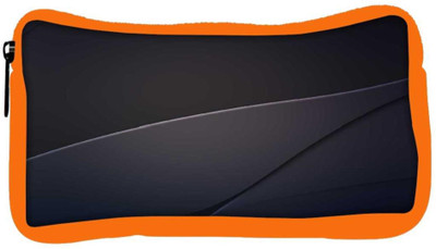 

Snoogg Eco Friendly Canvas Black Pattern Design Designer Student Pen Pencil Case Coin Purse Pouch Cosmetic Makeup Bag (ORANGE) Pouch(Multicolor)