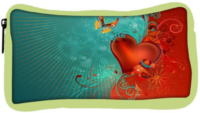 

Snoogg Eco Friendly Canvas Heart And Butterfly Designer Student Pen Pencil Case Coin Purse Pouch Cosmetic Makeup Bag (GREEN) Pouch(Multicolor)