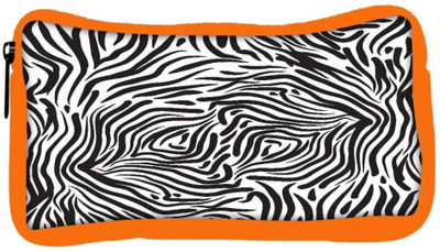 

Snoogg Eco Friendly Canvas Zebra Skin Designer Student Pen Pencil Case Coin Purse Pouch Cosmetic Makeup Bag (ORANGE) Pouch(Multicolor)