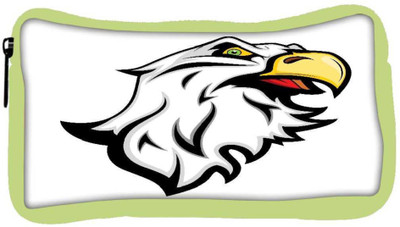 

Snoogg Eco Friendly Canvas Angry Eagle Mascot Student Pen Pencil Case Coin Purse Pouch Cosmetic Makeup Bag (GREEN) Pouch(Multicolor)