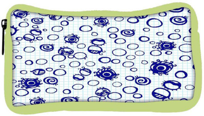 

Snoogg Eco Friendly Canvas Bubbles White Designer Student Pen Pencil Case Coin Purse Pouch Cosmetic Makeup Bag (GREEN) Pouch(Multicolor)