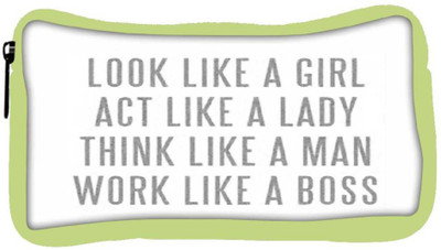

Snoogg Eco Friendly Canvas Lady Mantra Student Pen Pencil Case Coin Purse Pouch Cosmetic Makeup Bag (GREEN) Pouch(Multicolor)