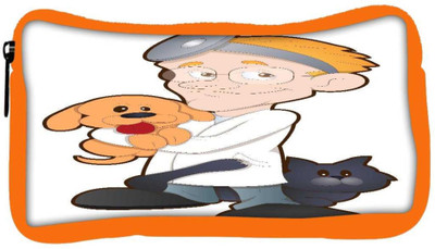 

Snoogg Eco Friendly Canvas Animal Doctor Cartoon Character Student Pen Pencil Case Coin Purse Pouch Cosmetic Makeup Bag (ORANGE) Pouch(Multicolor)