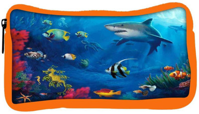 

Snoogg Eco Friendly Canvas Underwater Life 2727 Student Pen Pencil Case Coin Purse Pouch Cosmetic Makeup Bag (ORANGE) Pouch(Multicolor)