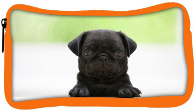 

Snoogg Eco Friendly Canvas Black Puppy Designer Student Pen Pencil Case Coin Purse Pouch Cosmetic Makeup Bag (ORANGE) Pouch(Multicolor)