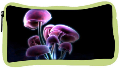 

Snoogg Eco Friendly Canvas Neon Mushroom Designer Student Pen Pencil Case Coin Purse Pouch Cosmetic Makeup Bag (GREEN) Pouch(Multicolor)