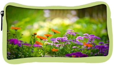 

Snoogg Eco Friendly Canvas Pink Flower Designer Student Pen Pencil Case Coin Purse Pouch Cosmetic Makeup Bag (GREEN) Pouch(Multicolor)