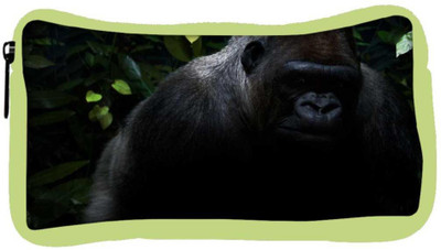 

Snoogg Eco Friendly Canvas Angry Gorilla Designer Student Pen Pencil Case Coin Purse Pouch Cosmetic Makeup Bag (GREEN) Pouch(Multicolor)
