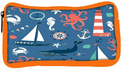 

Snoogg Eco Friendly Canvas Set Of 4 Nautical Cards Student Pen Pencil Case Coin Purse Pouch Cosmetic Makeup Bag (ORANGE) Pouch(Multicolor)