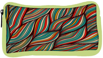 

Snoogg Eco Friendly Canvas Vector Hand Drawn Waves Texture Student Pen Pencil Case Coin Purse Pouch Cosmetic Makeup Bag (GREEN) Pouch(Multicolor)