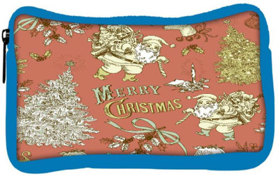 

Snoogg Eco Friendly Canvas Merry Christmas Red Designer Student Pen Pencil Case Coin Purse Pouch Cosmetic Makeup Bag (BLUE) Pouch(Multicolor)