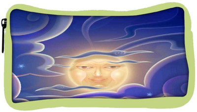 

Snoogg Eco Friendly Canvas Smiling Moon 2698 Student Pen Pencil Case Coin Purse Pouch Cosmetic Makeup Bag (GREEN) Pouch(Multicolor)