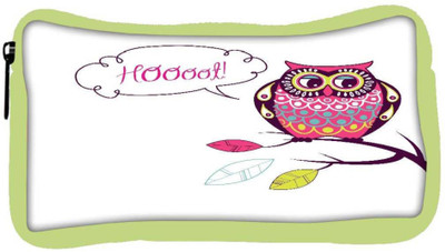 

Snoogg Eco Friendly Canvas Cute Vector Owl Hoooot Card Student Pen Pencil Case Coin Purse Pouch Cosmetic Makeup Bag (GREEN) Pouch(Multicolor)
