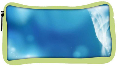 

Snoogg Eco Friendly Canvas Abstract Sparkling Design Designer Student Pen Pencil Case Coin Purse Pouch Cosmetic Makeup Bag (GREEN) Pouch(Multicolor)