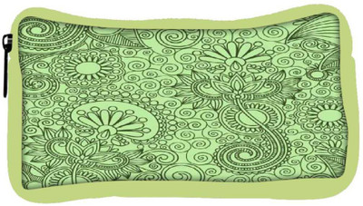 

Snoogg Eco Friendly Canvas Fabric Pattern Light Green Student Pen Pencil Case Coin Purse Pouch Cosmetic Makeup Bag (GREEN) Pouch(Multicolor)