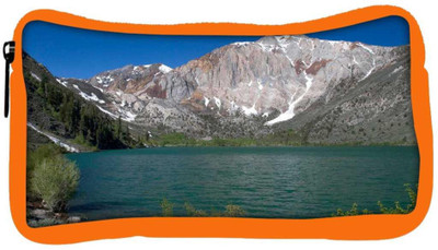 

Snoogg Eco Friendly Canvas Abstract White Mountain Designer Student Pen Pencil Case Coin Purse Pouch Cosmetic Makeup Bag (ORANGE) Pouch(Multicolor)