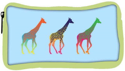 

Snoogg Eco Friendly Canvas Neon Giraffes 2666 Student Pen Pencil Case Coin Purse Pouch Cosmetic Makeup Bag (GREEN) Pouch(Multicolor)