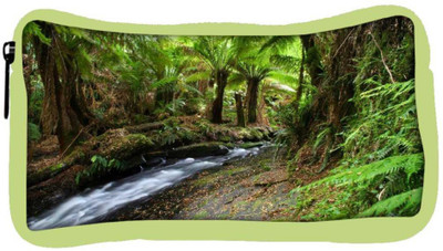 

Snoogg Eco Friendly Canvas Lake In Jungle Designer Student Pen Pencil Case Coin Purse Pouch Cosmetic Makeup Bag (GREEN) Pouch(Multicolor)