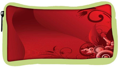 

Snoogg Eco Friendly Canvas Floral Background Student Pen Pencil Case Coin Purse Pouch Cosmetic Makeup Bag (GREEN) Pouch(Multicolor)