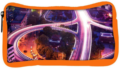 

Snoogg Eco Friendly Canvas City Roads Designer Student Pen Pencil Case Coin Purse Pouch Cosmetic Makeup Bag (ORANGE) Pouch(Multicolor)