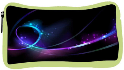 

Snoogg Eco Friendly Canvas Neon Ribbon Designer Student Pen Pencil Case Coin Purse Pouch Cosmetic Makeup Bag (GREEN) Pouch(Multicolor)