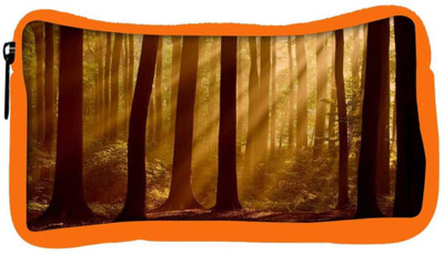 

Snoogg Eco Friendly Canvas Evebibg Forest Designer Student Pen Pencil Case Coin Purse Pouch Cosmetic Makeup Bag (ORANGE) Pouch(Multicolor)