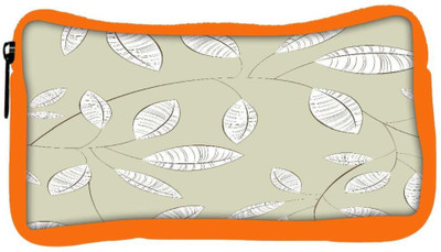 

Snoogg Eco Friendly Canvas Multicolor Leaves Designer Student Pen Pencil Case Coin Purse Pouch Cosmetic Makeup Bag (ORANGE) Pouch(Multicolor)