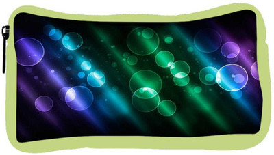 

Snoogg Eco Friendly Canvas Multicolor Bubbles Designer Student Pen Pencil Case Coin Purse Pouch Cosmetic Makeup Bag (GREEN) Pouch(Multicolor)