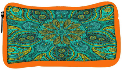 

Snoogg Eco Friendly Canvas Ornamental Lace Pattern Student Pen Pencil Case Coin Purse Pouch Cosmetic Makeup Bag (ORANGE) Pouch(Multicolor)