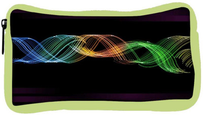 

Snoogg Eco Friendly Canvas Glowing Neon Effect Designer Student Pen Pencil Case Coin Purse Pouch Cosmetic Makeup Bag (GREEN) Pouch(Multicolor)