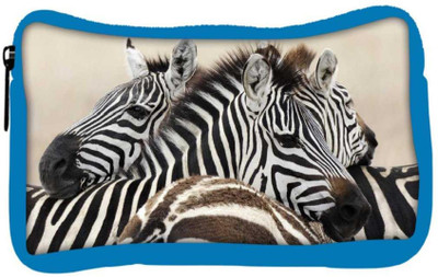 

Snoogg Eco Friendly Canvas Black And White Zebra Designer Student Pen Pencil Case Coin Purse Pouch Cosmetic Makeup Bag (BLUE) Pouch(Multicolor)