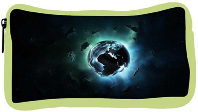 

Snoogg Eco Friendly Canvas Mechanism Of Earth Designer Student Pen Pencil Case Coin Purse Pouch Cosmetic Makeup Bag (GREEN) Pouch(Multicolor)